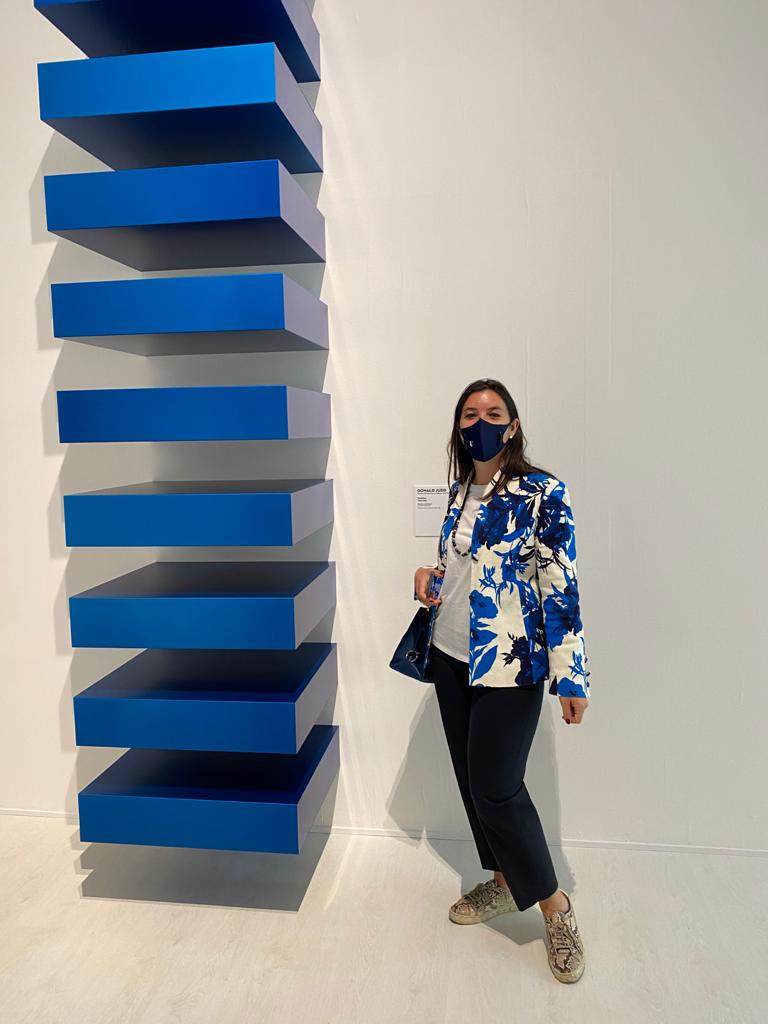 me and blue Donald Judd