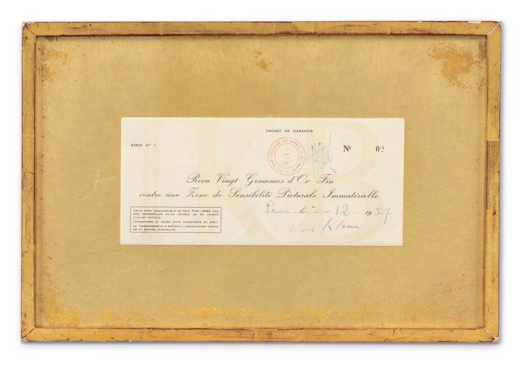 Klein ricevuta a Kugel ©Sotheby's