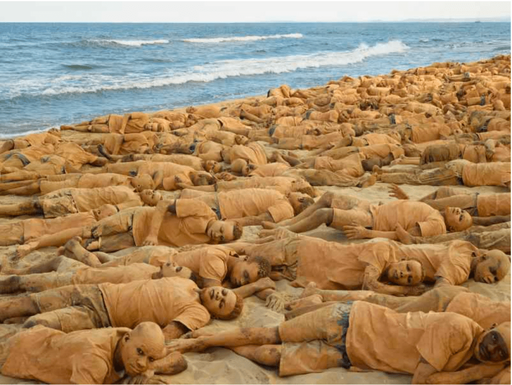 Liu Bolin, Target - Memory Day, 2015