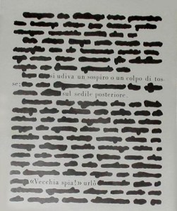 Emilio Isgrò cancellature