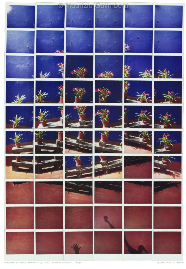 Maurizio Galimberti, polaroid mosaico, Frida Kahlo