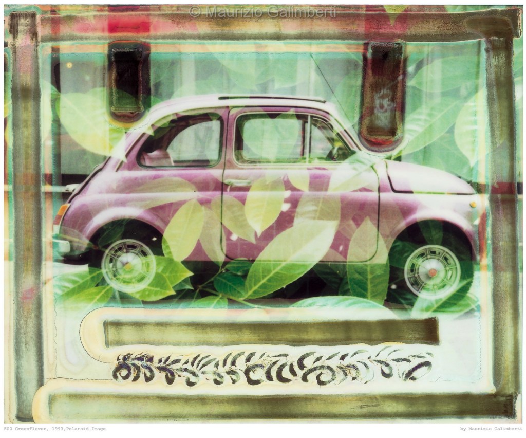 Maurizio Galimberti, polaroid 500 Fiat, 